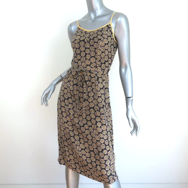 HVN Slip Dress Susan Daisy Print Silk Size 0