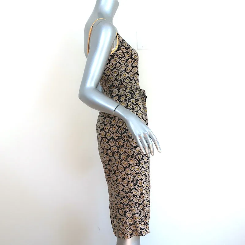 HVN Slip Dress Susan Daisy Print Silk Size 0