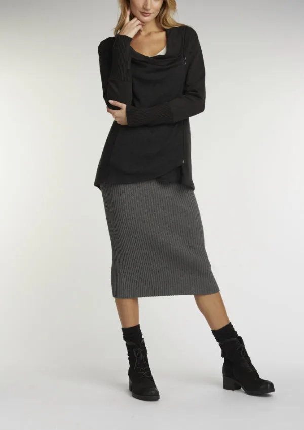 Indigenous Drape Zip Jacket Final Sale