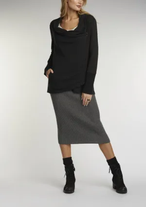 Indigenous Drape Zip Jacket Final Sale