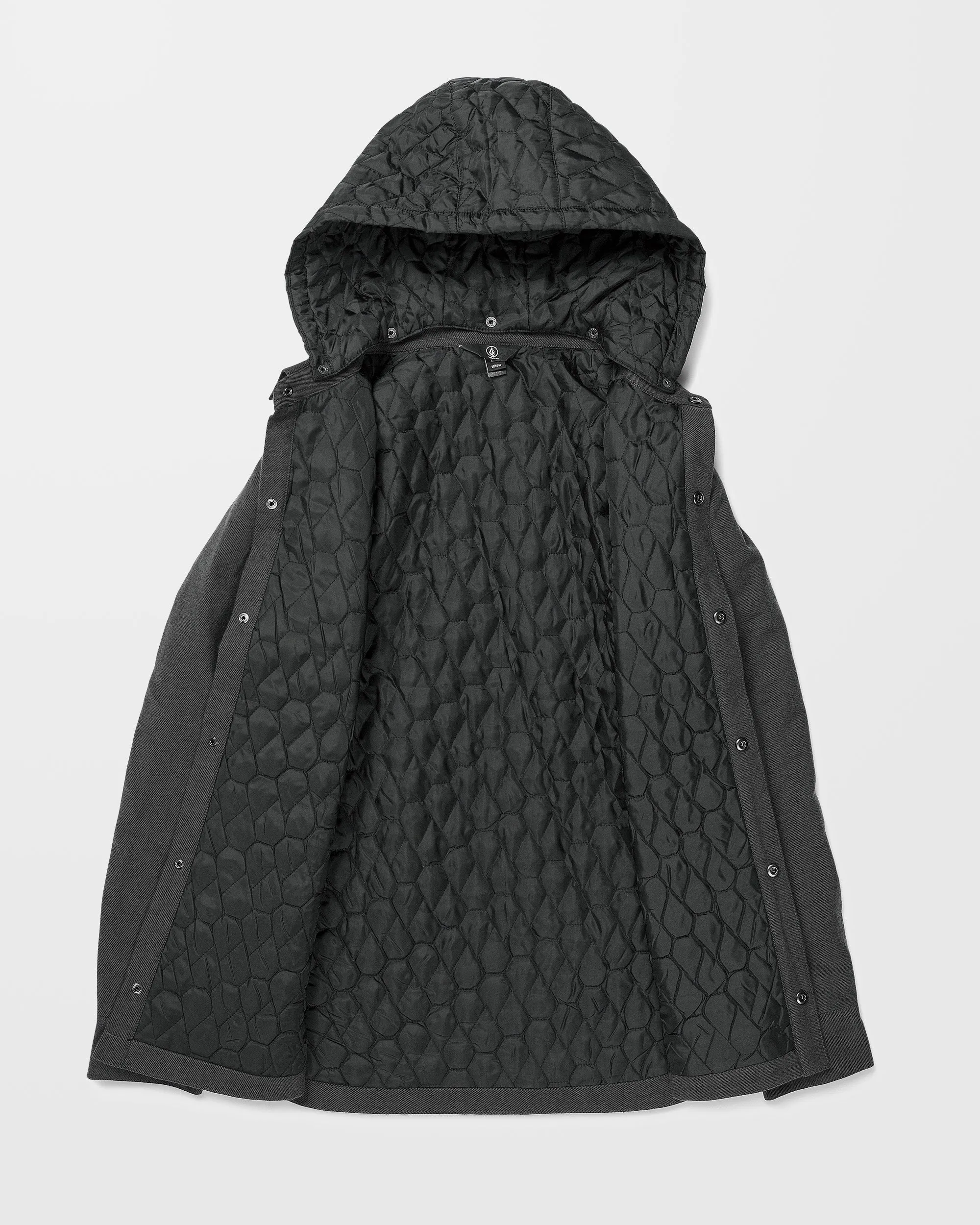 Insulated Riding Flannel Jacke - Heather Black
