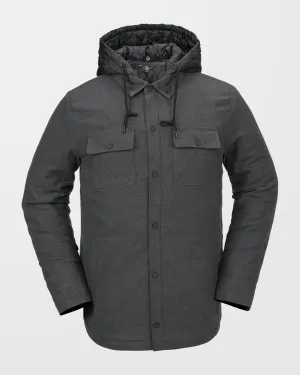 Insulated Riding Flannel Jacke - Heather Black
