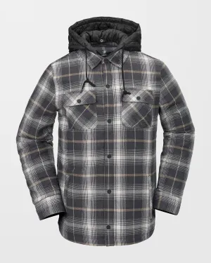 Insulated Riding Flannel Jacke - Stone