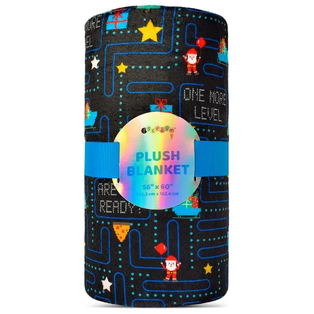 Iscream Game On Santa! Plush Blanket