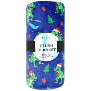 Iscream Roaring Dino Plush Blanket