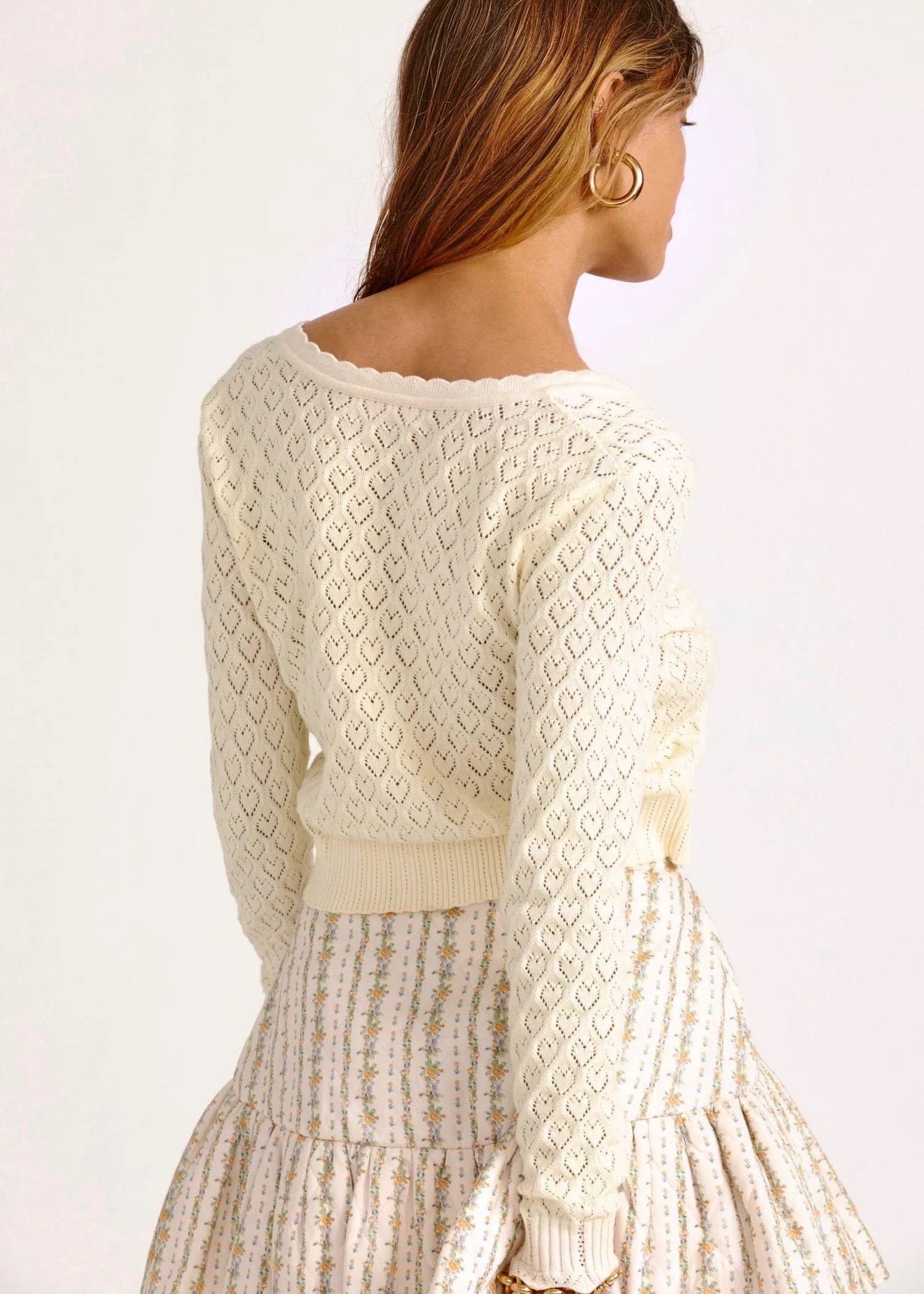 Janie Cropped Cardigan