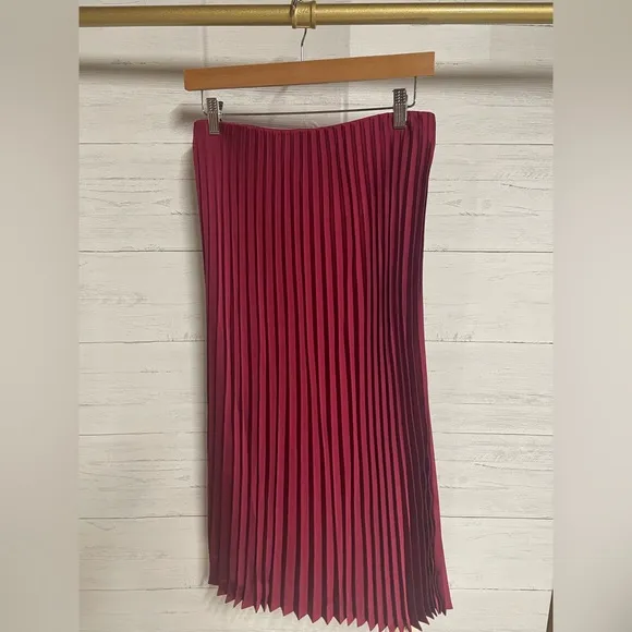 J.Crew Gwyneth Pleated Slip Skirt Size S