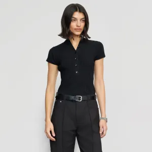 Jeni Button V-Neck Sweater Top