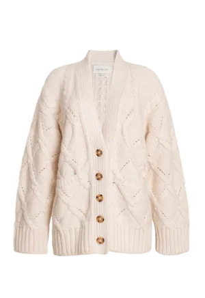 Kayln Cable Stitch Oversized Cardigan
