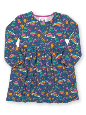 Kite Long Sleeved Dress - Starburst