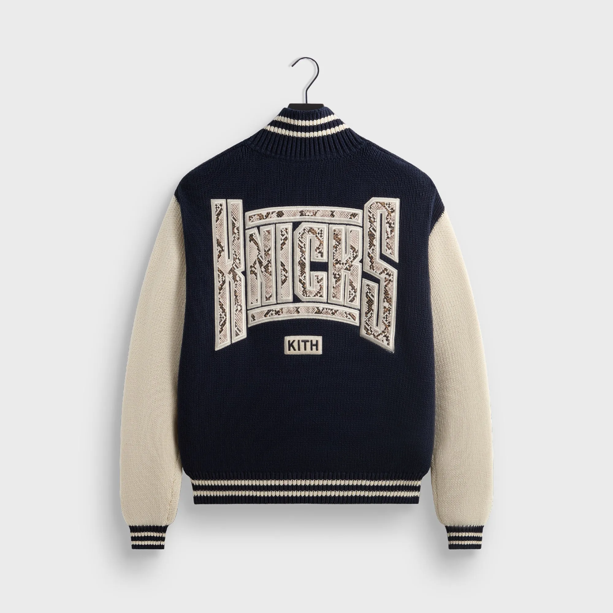 Kith for the New York Knicks Wyona Full Zip Sweater - Nocturnal