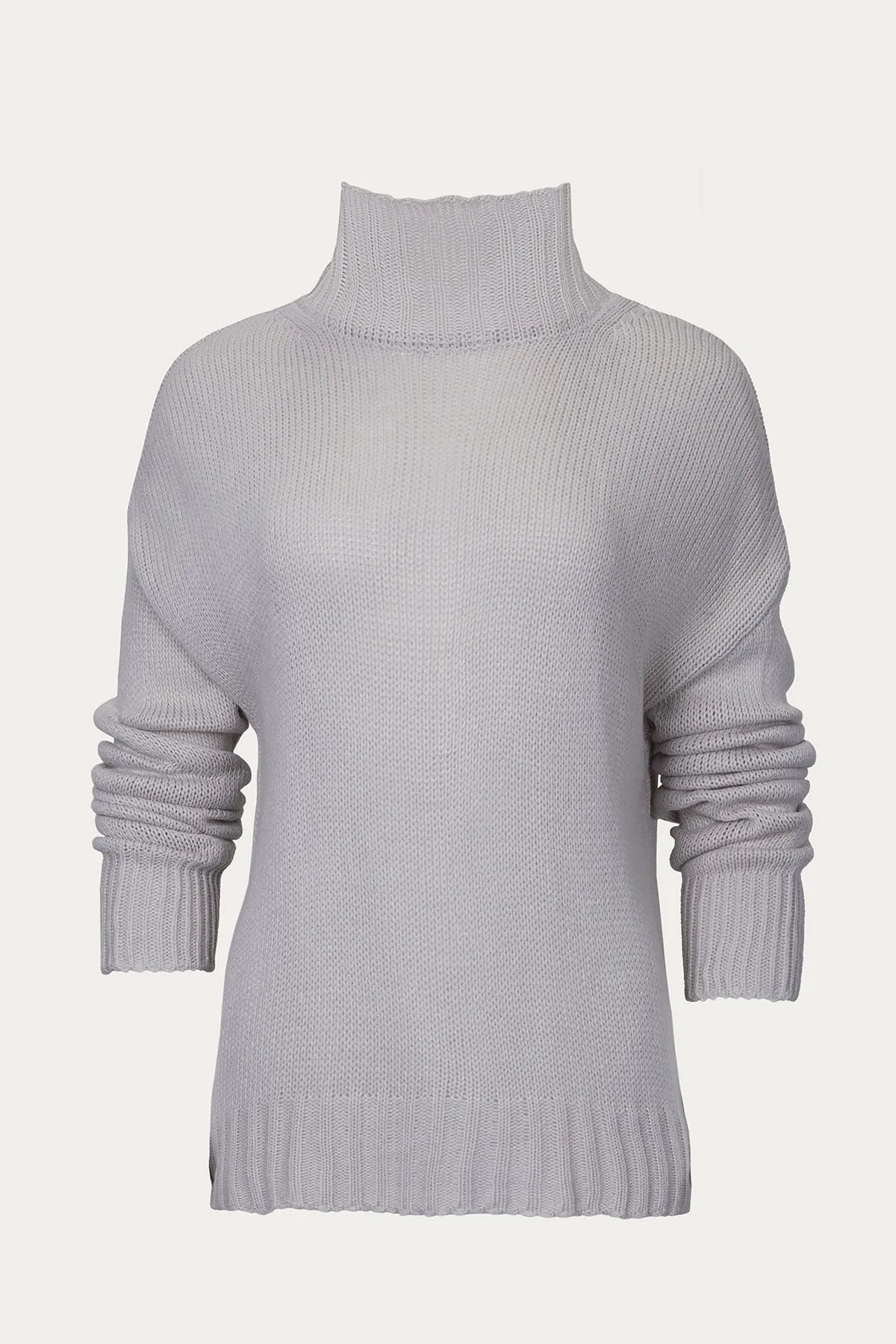 KNIT MOCK NECK SWEATER