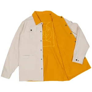 Krooked - Moonsmile Raw Reversible Jacket Natural/Gold