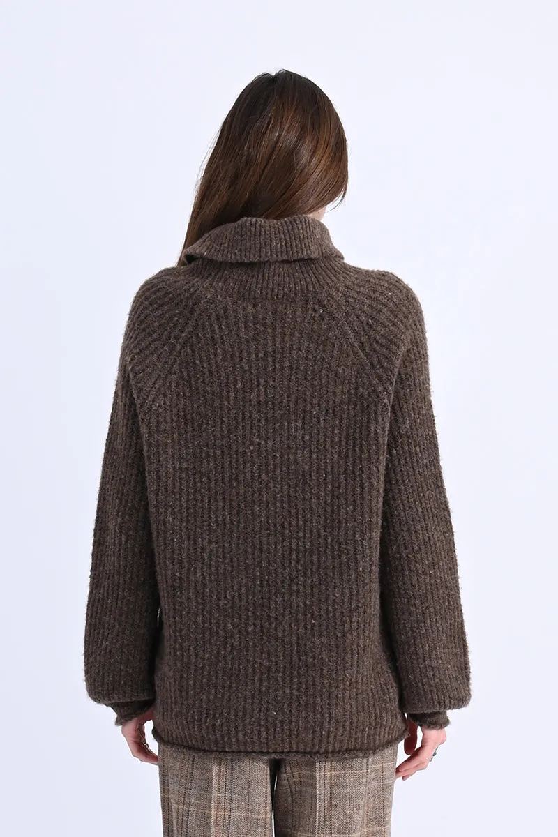 Ladies Cozy Turtleneck Sweater