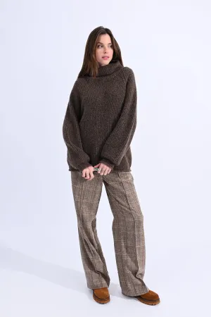 Ladies Cozy Turtleneck Sweater