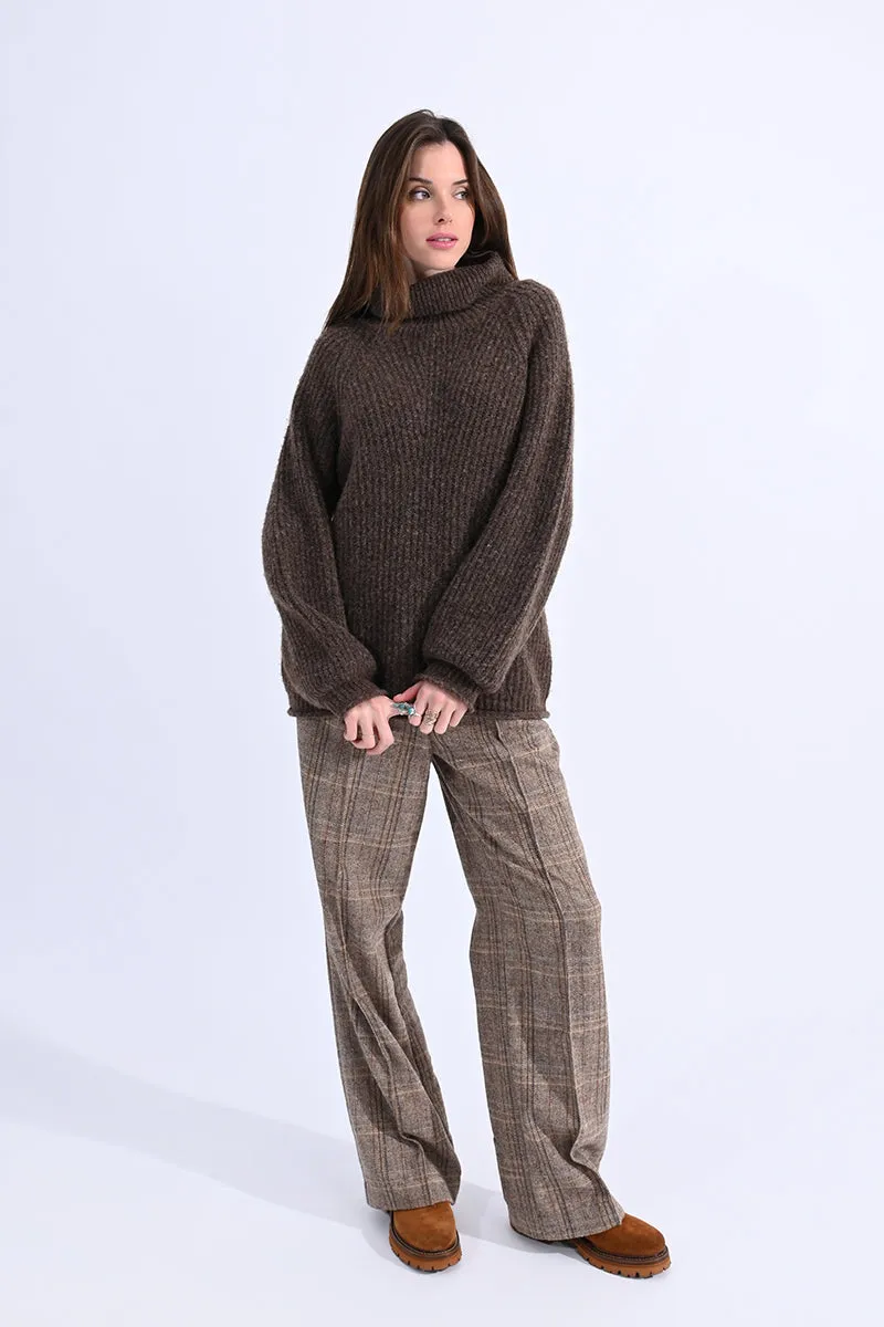 Ladies Cozy Turtleneck Sweater