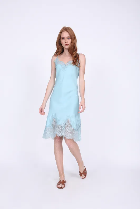 LAST PIECES - Coco Bodice Lace Dress Muted Rose