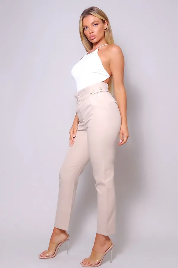LIZZY MISSY SIDE BUTTON PANTS