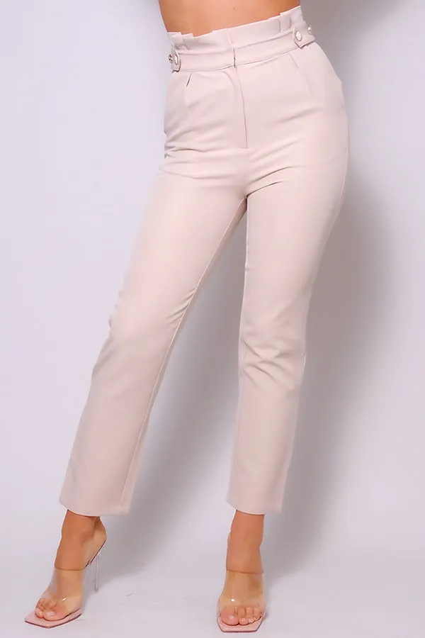 LIZZY MISSY SIDE BUTTON PANTS