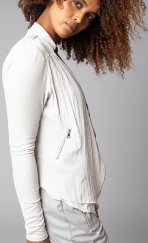 Lola & Sophie No Closure Moto Jacket