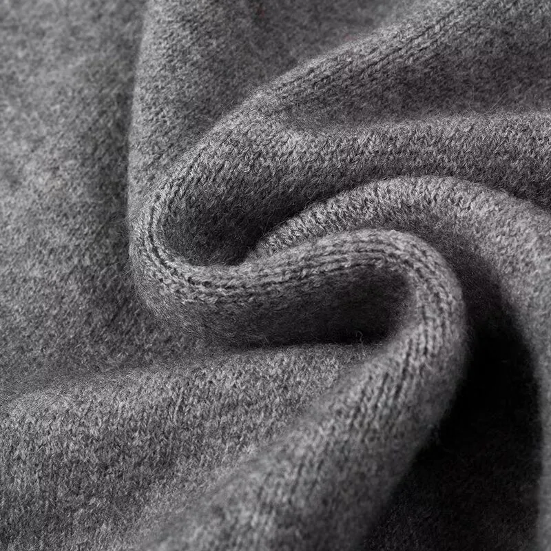 Long Sleeve Large Pocket V-Neck Sweater
