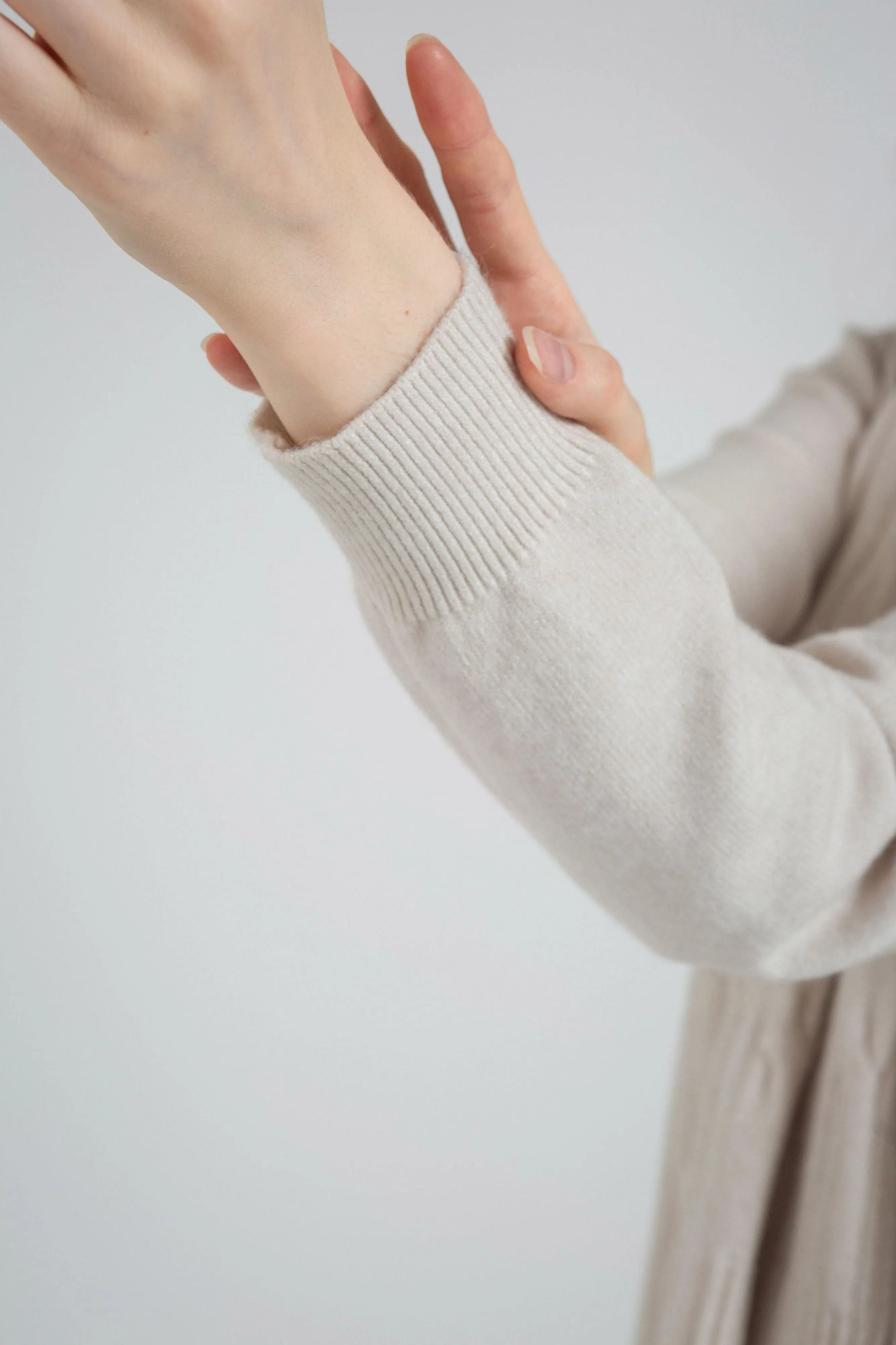 Long Sleeve Sweater Dress and Scarf