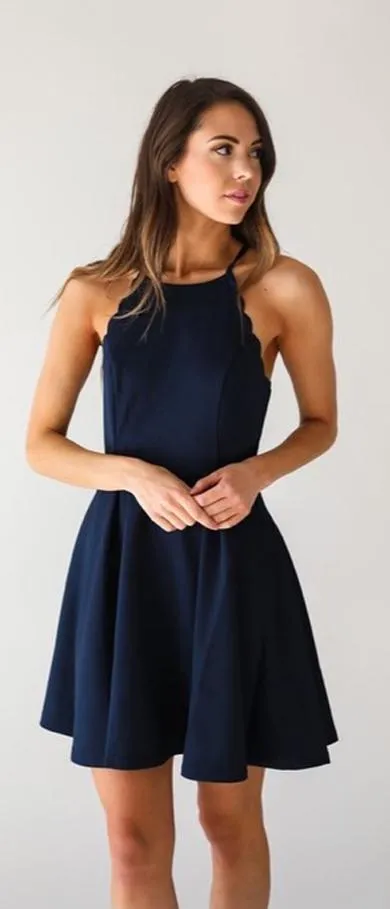 lovely navy formaldress