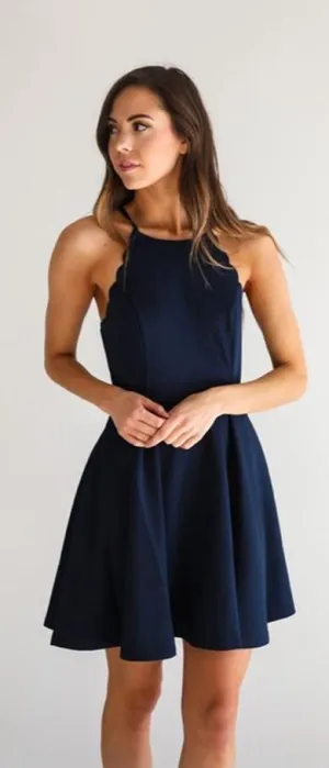 lovely navy formaldress