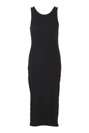Ludmilla Openback Dress - Black