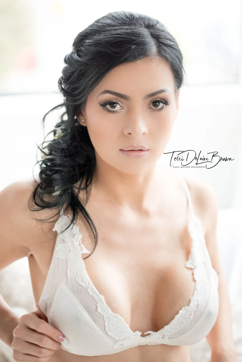 Luxe Silk Satin & Mesh Bralette