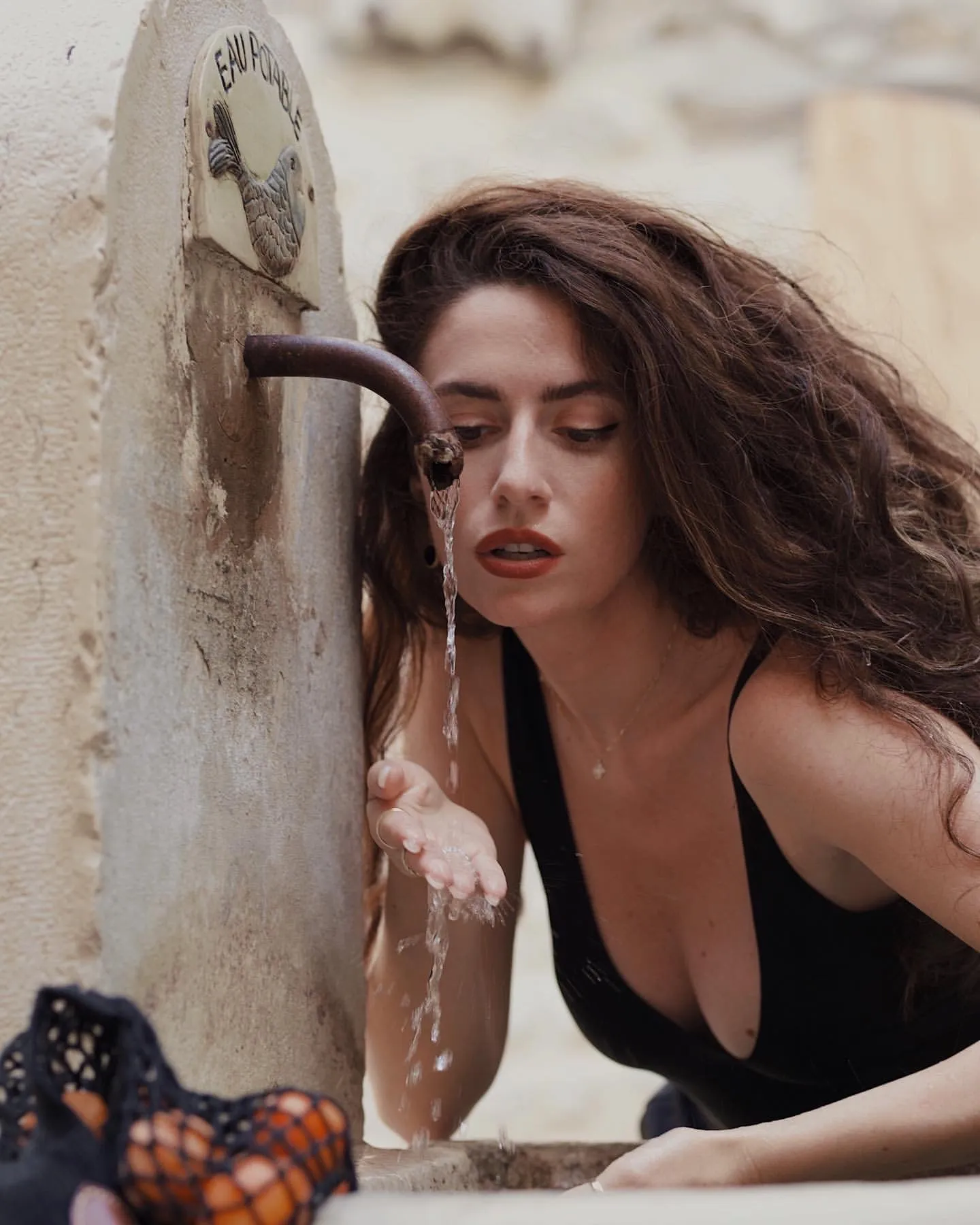 Mae Slip Dress / Black Silk