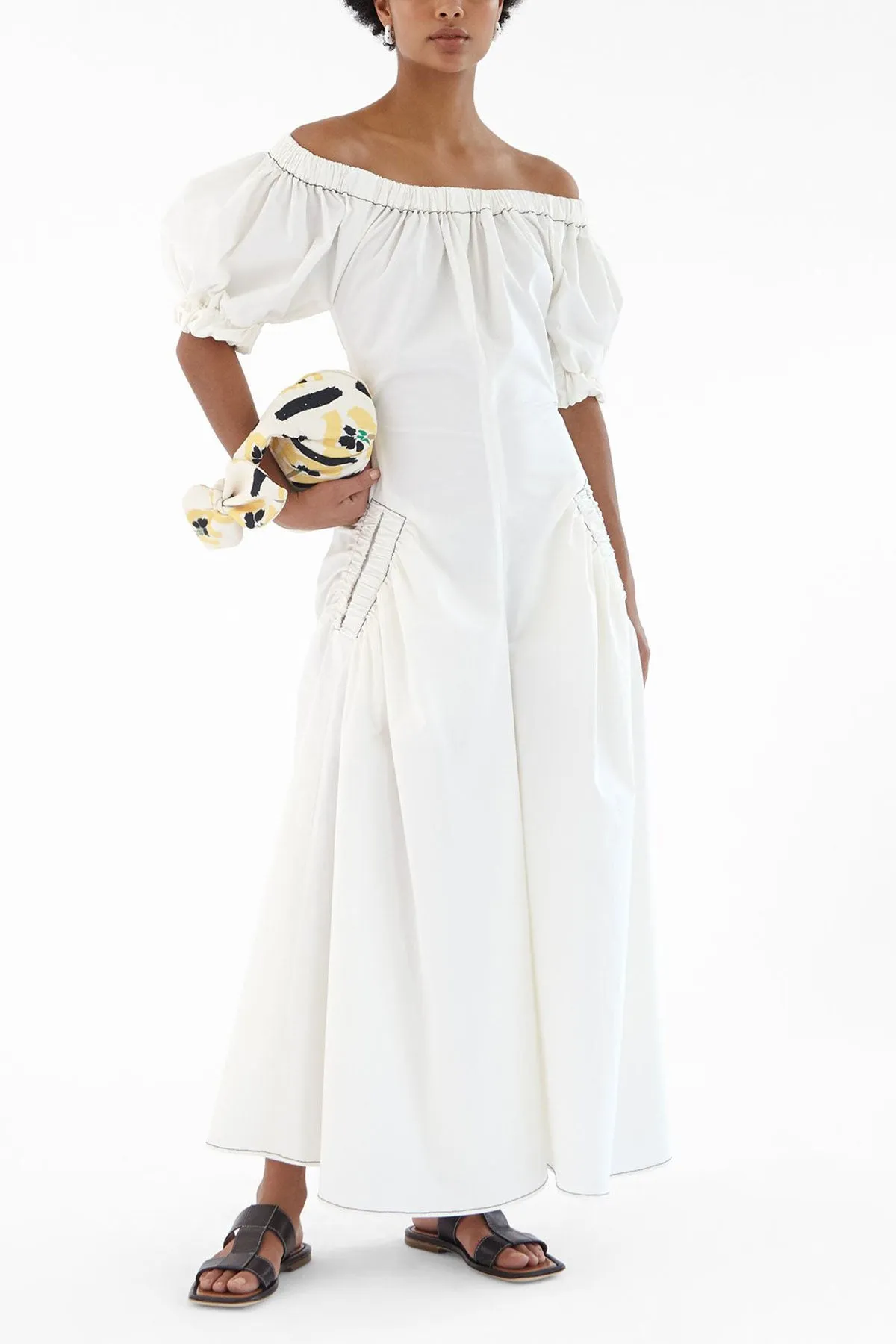 Maggie Dress in Off White