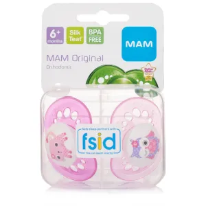 Mam Original 6  Month Soother Pink