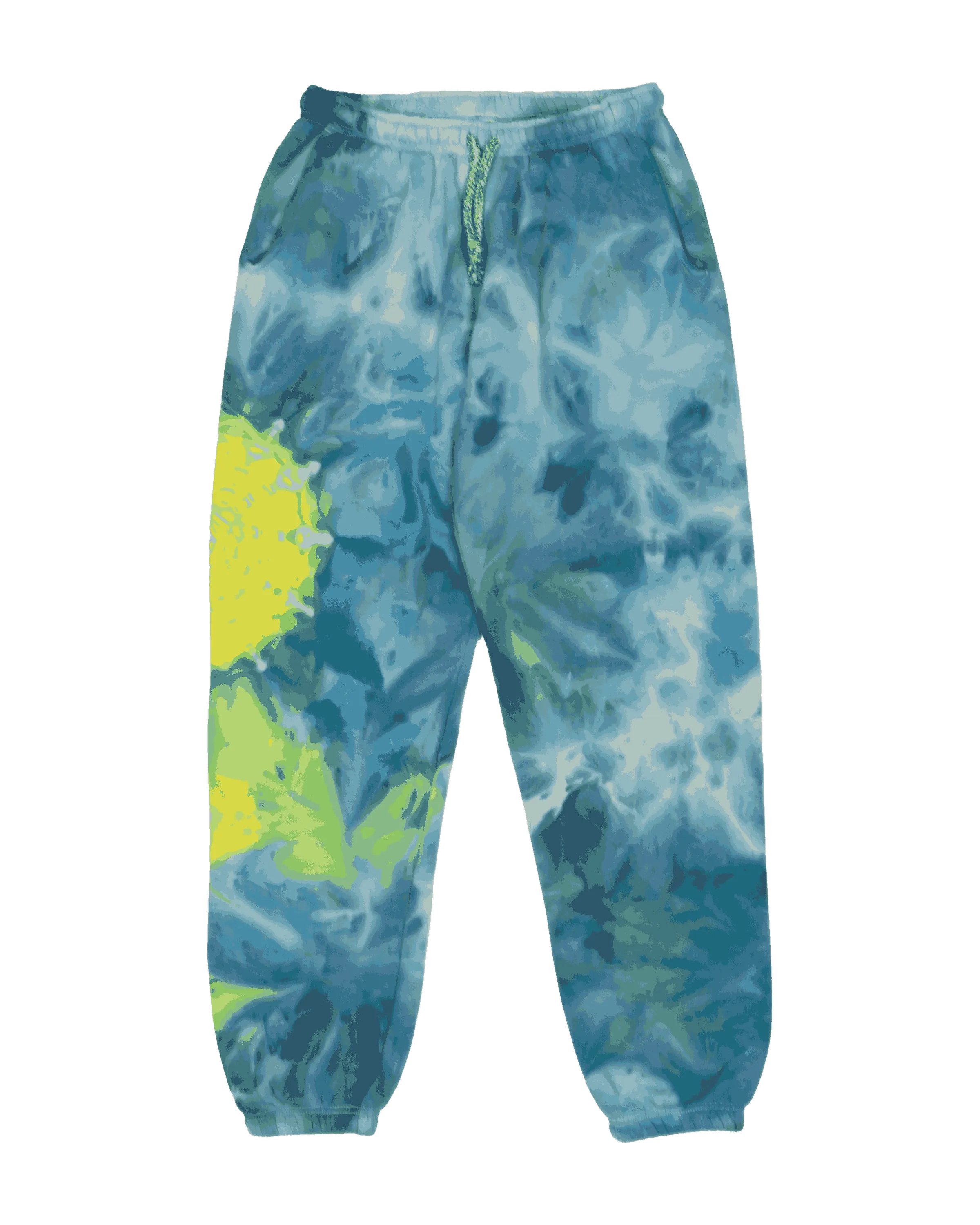 Mandala Ice Dyed Sweatpant (Ocean Aura)