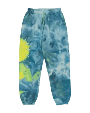 Mandala Ice Dyed Sweatpant (Ocean Aura)