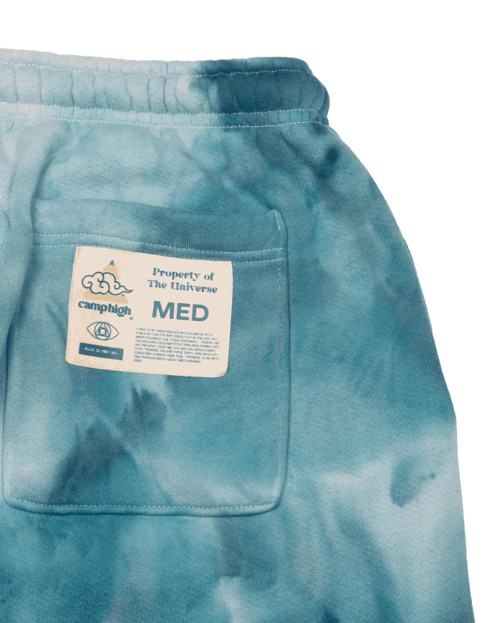 Mandala Ice Dyed Sweatpant (Ocean Aura)