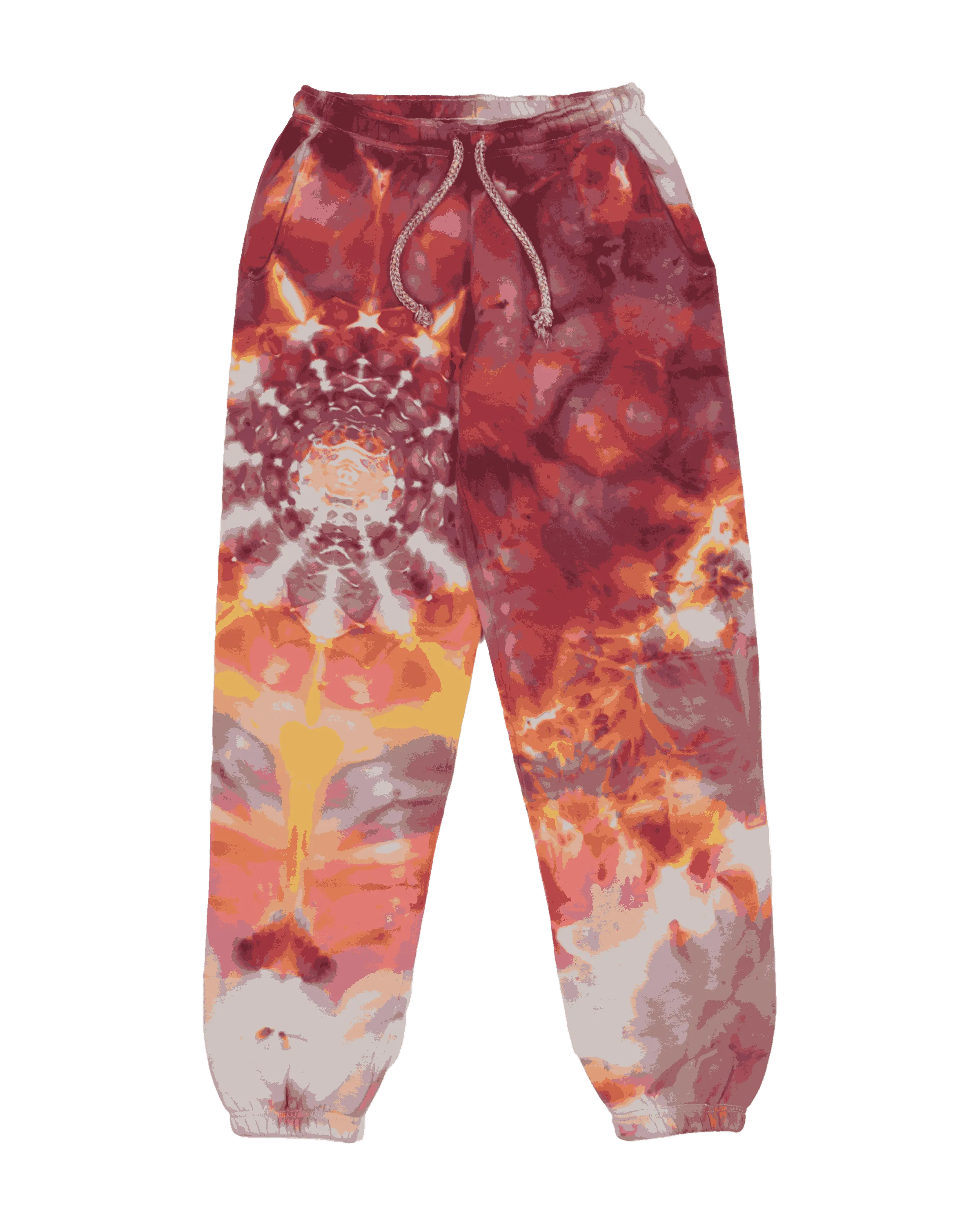 Mandala Ice Dyed Sweatpant (Solar Spiral)