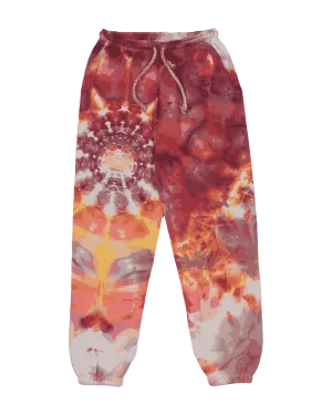 Mandala Ice Dyed Sweatpant (Solar Spiral)