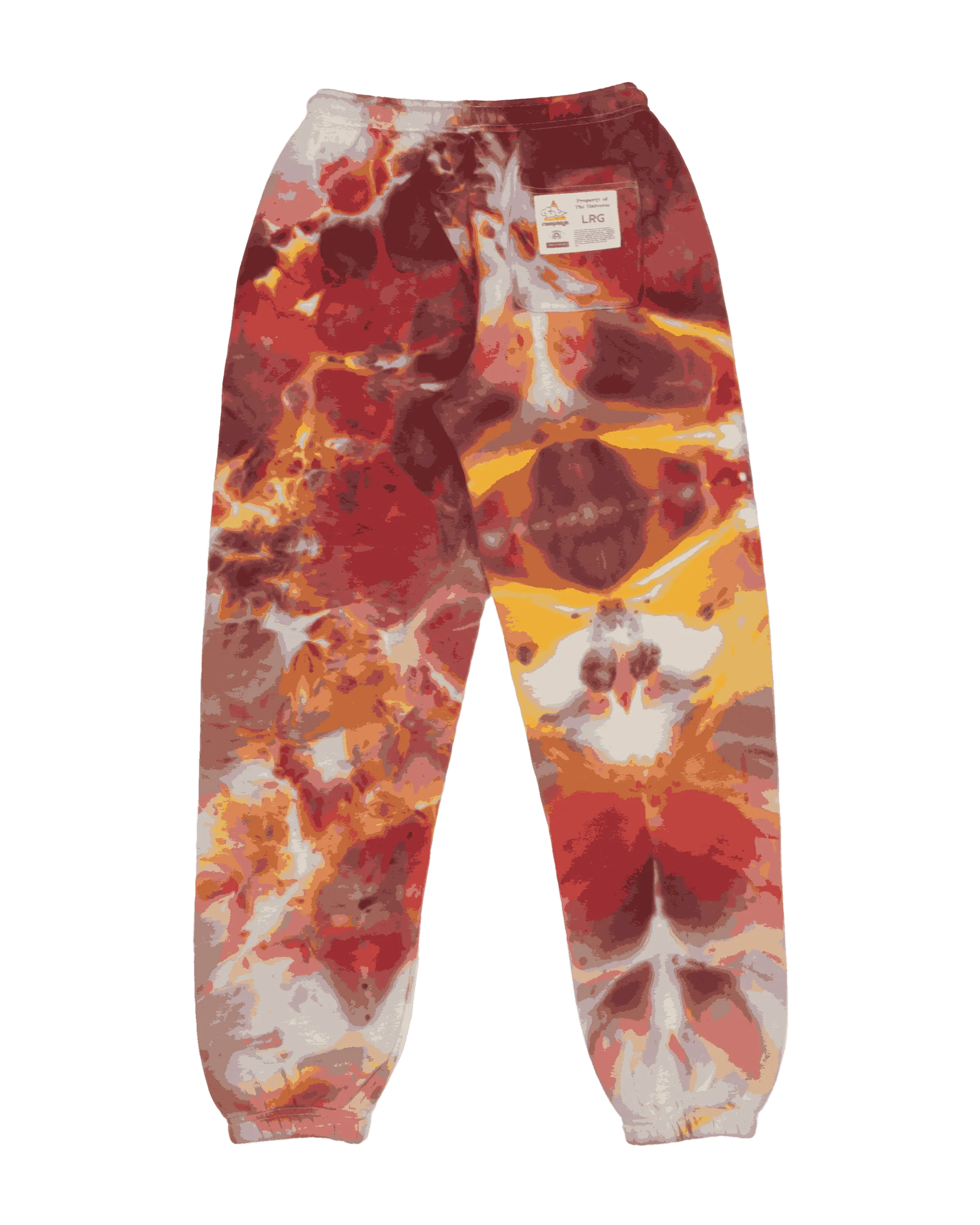 Mandala Ice Dyed Sweatpant (Solar Spiral)