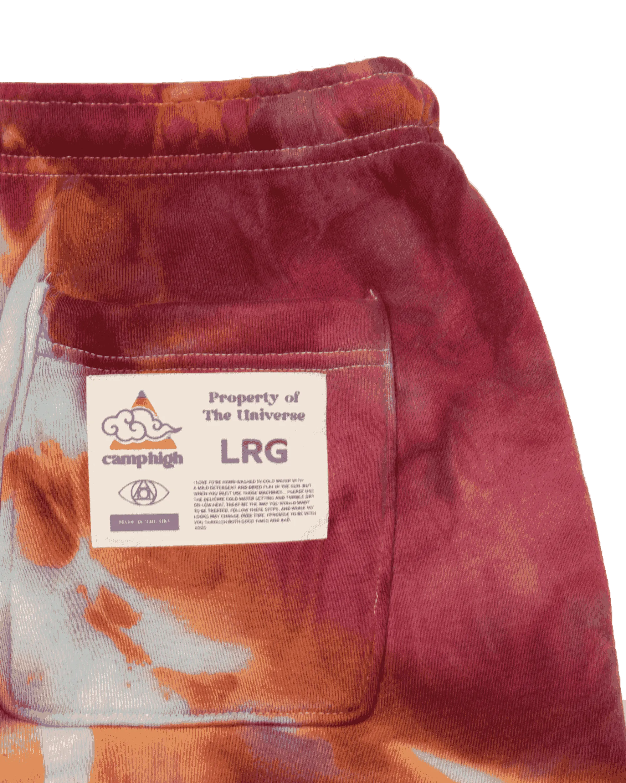 Mandala Ice Dyed Sweatpant (Solar Spiral)