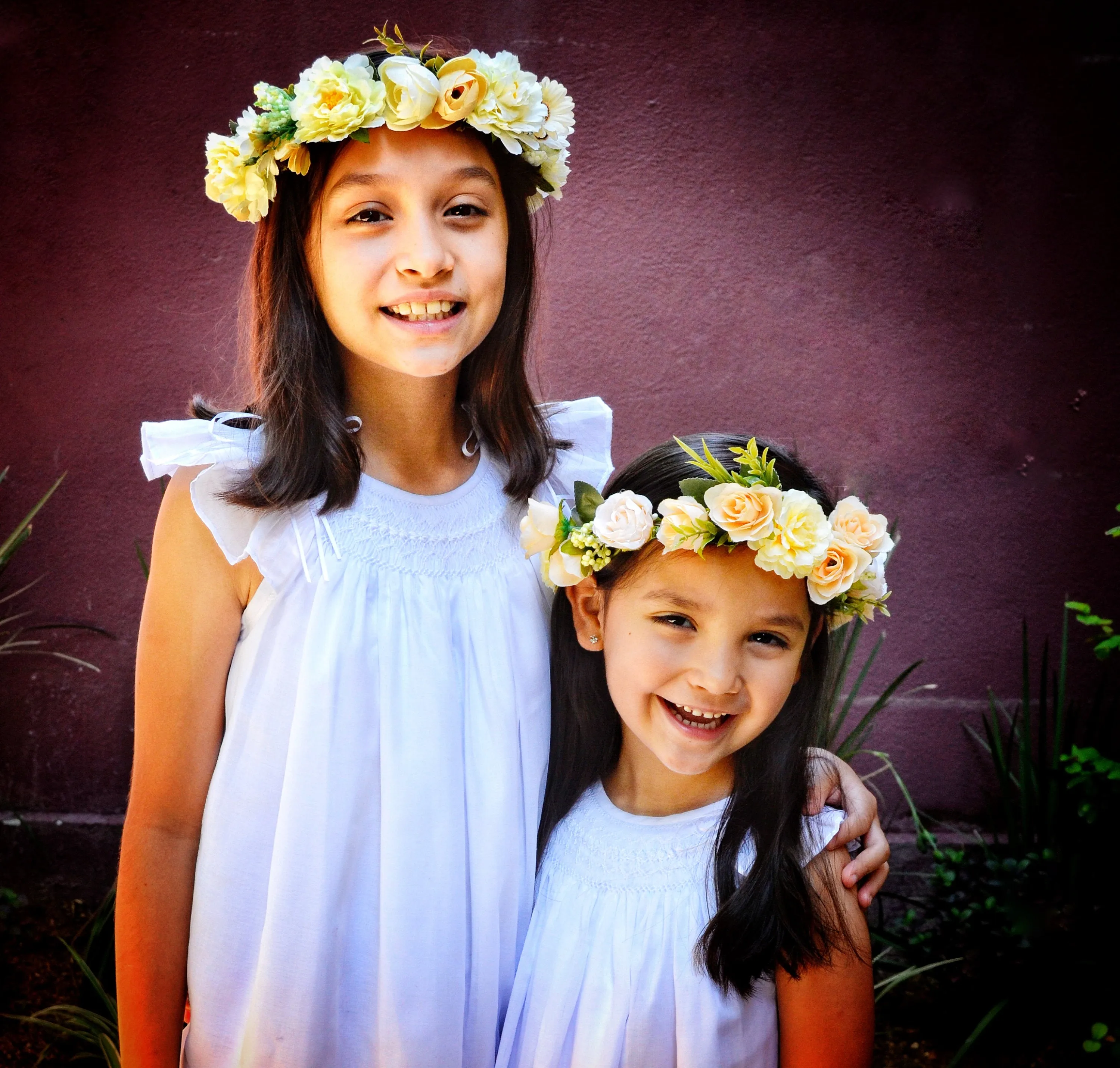 Matching Sister Dresses,  Smocked Dress, White, Ivory, Lavander, Light Blue, Pink, Pageant Dress, HAND MADE