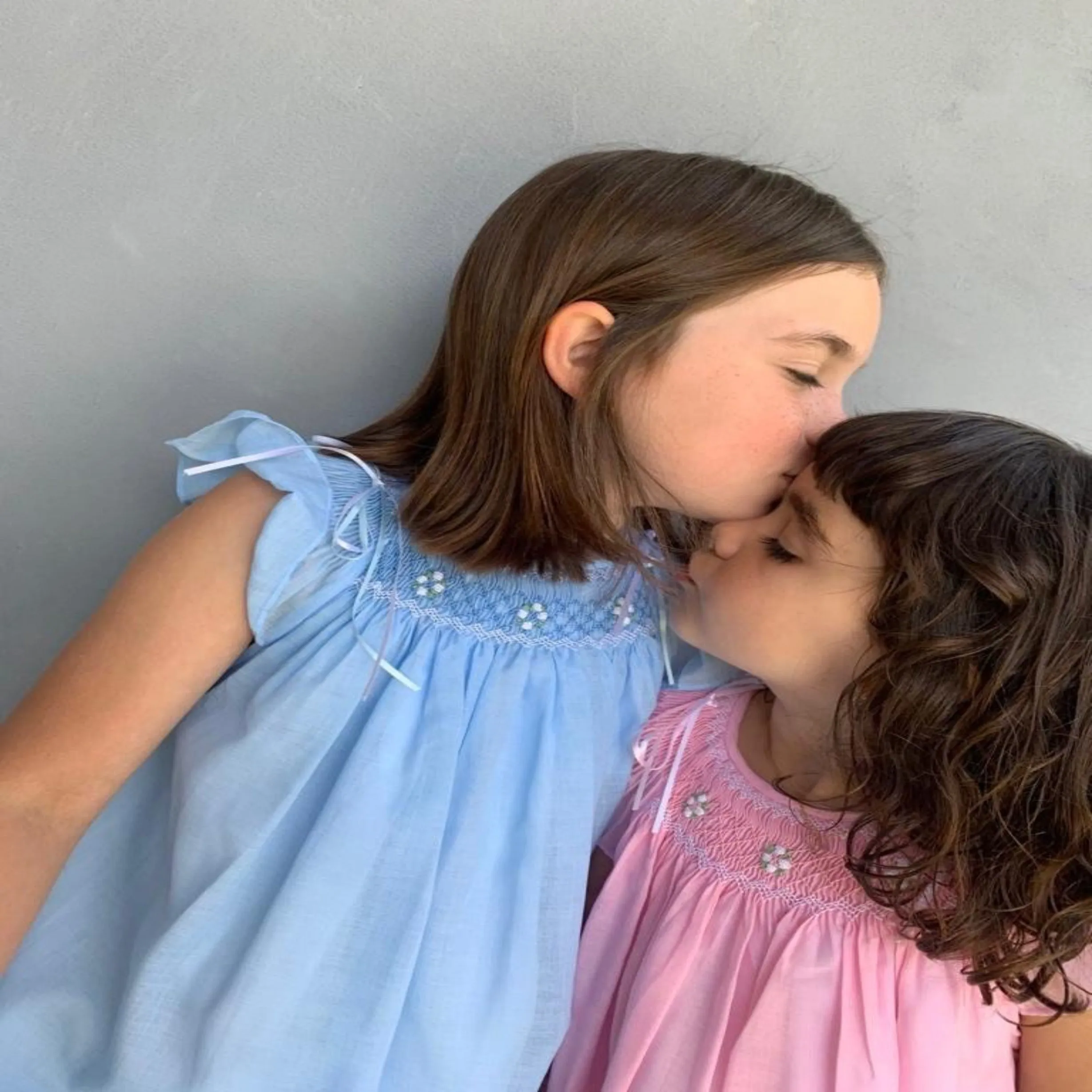 Matching Sister Dresses,  Smocked Dress, White, Ivory, Lavander, Light Blue, Pink, Pageant Dress, HAND MADE