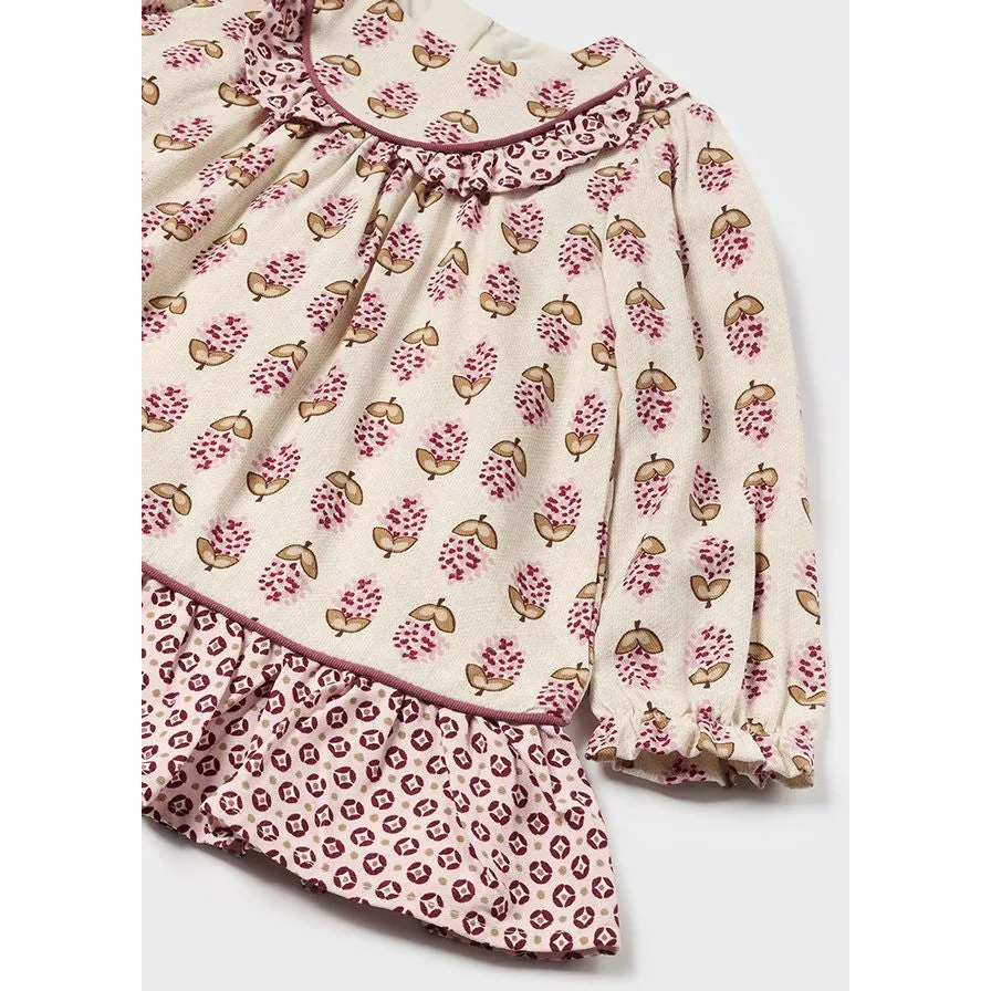 Mayoral Baby Petal Viyella Print Dress