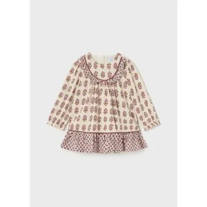 Mayoral Baby Petal Viyella Print Dress