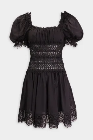 Melissa Short Dress in Black