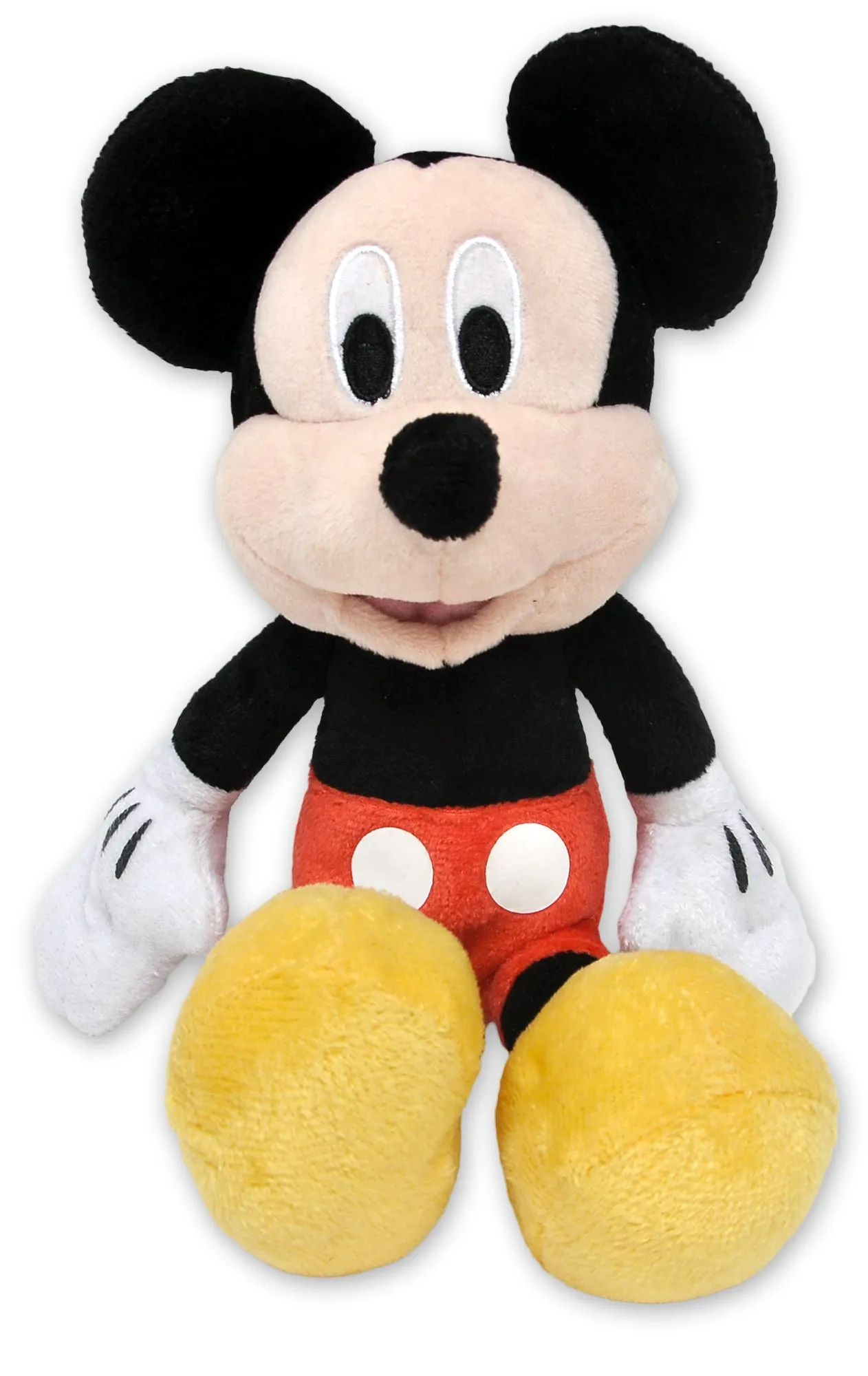 Mickey Mouse & Minnie Mouse 11" Red Plush Dolls Stuffed 2-Pack