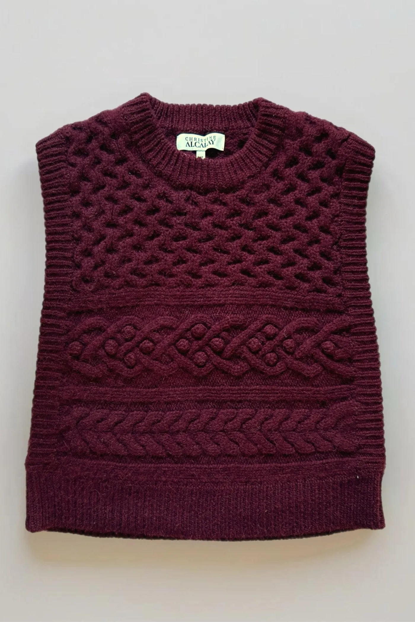 Mona Popcorn Sweater Vest