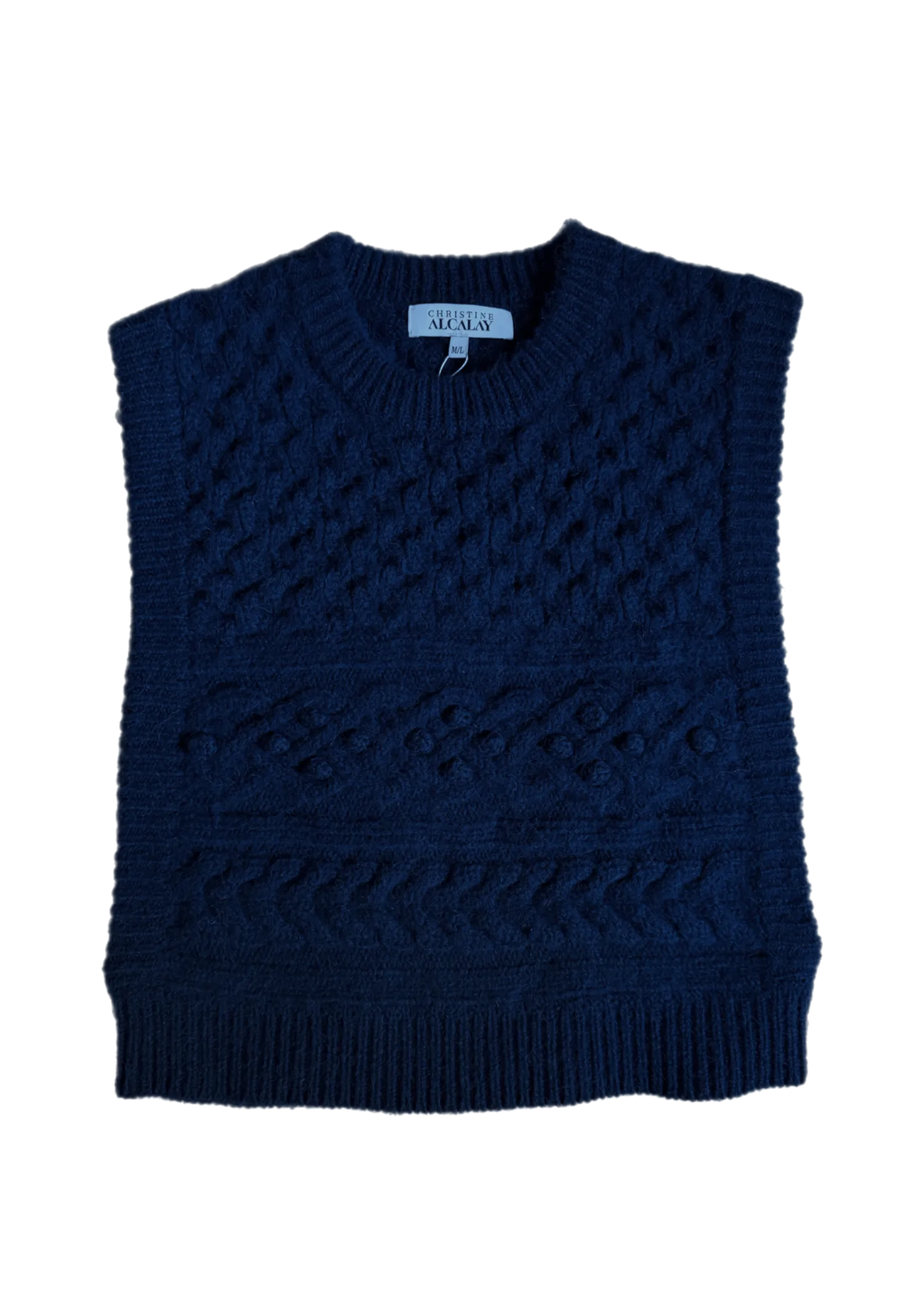 Mona Popcorn Sweater Vest