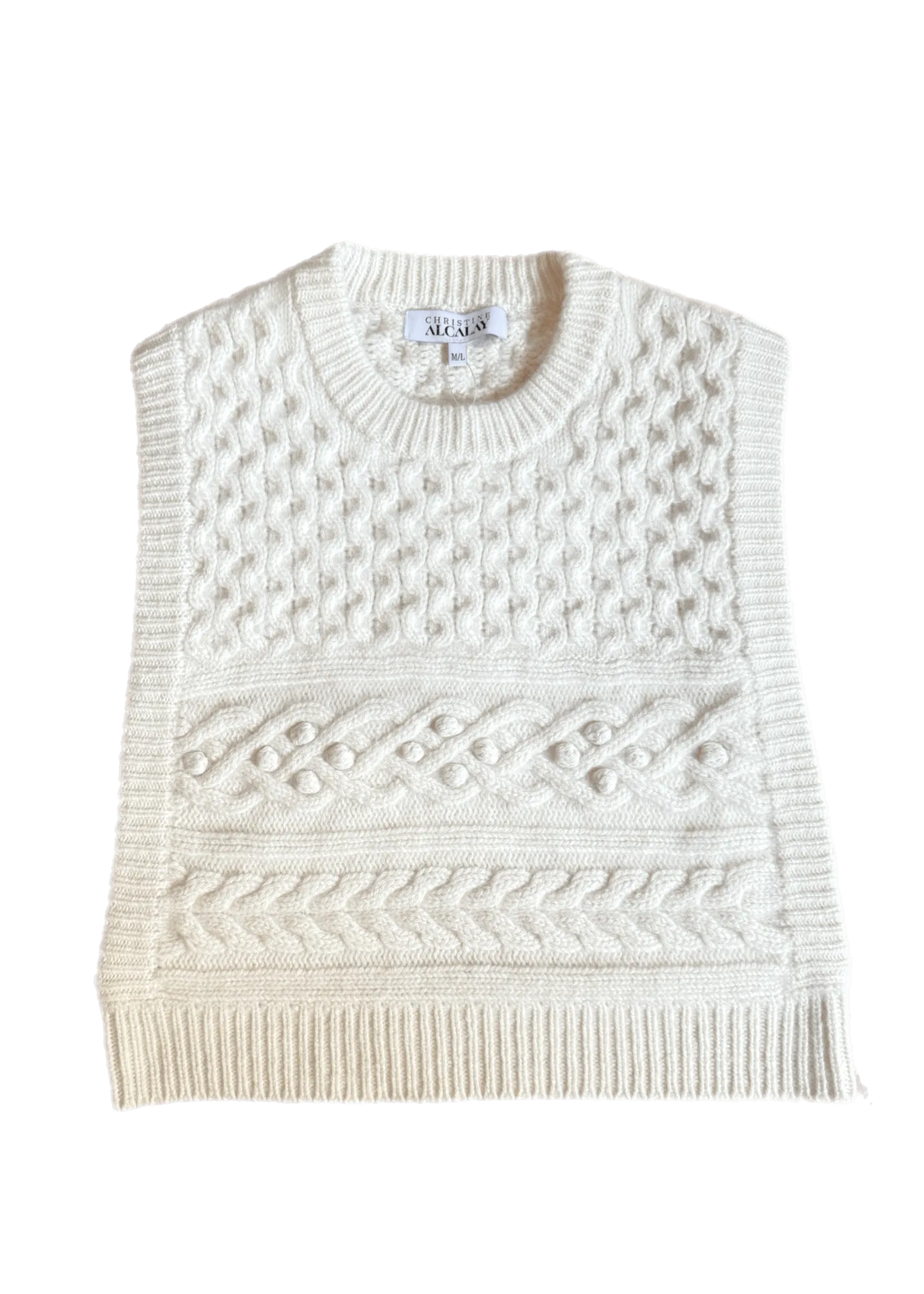 Mona Popcorn Sweater Vest