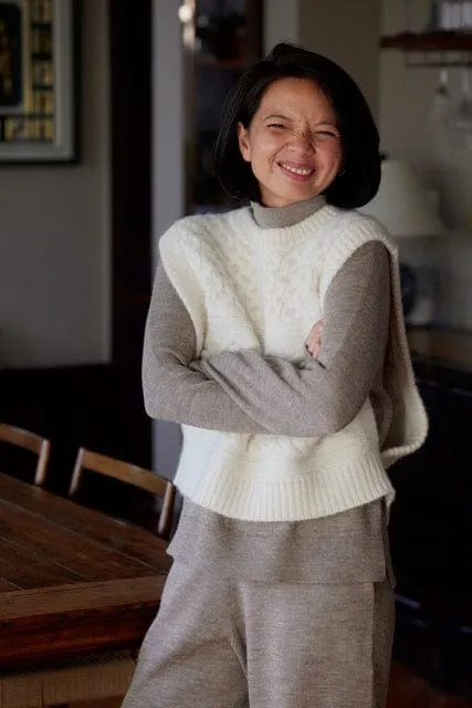 Mona Popcorn Sweater Vest